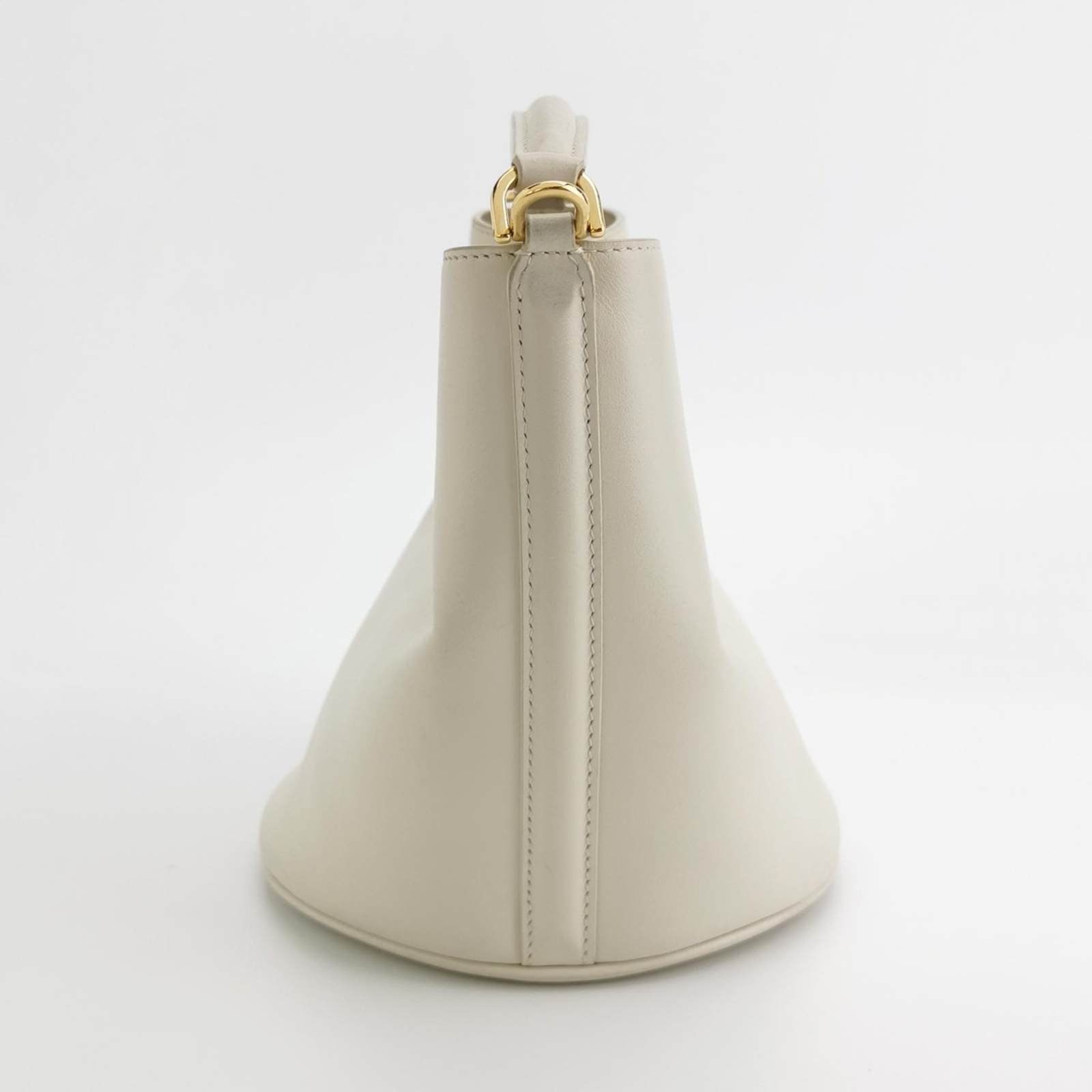 Celine Bag Calfskin Crossbody Bag Leather White