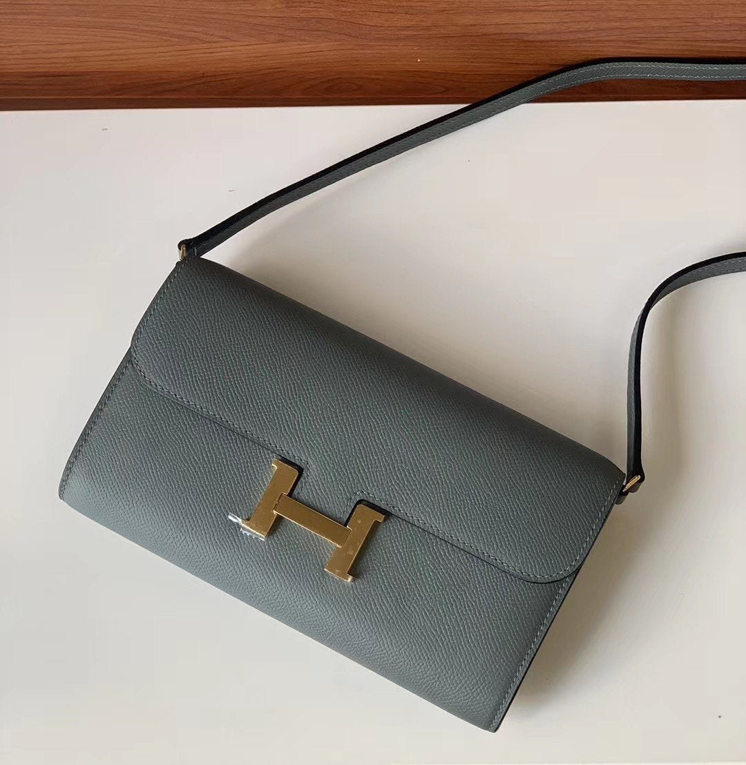 Top Quality Constance Togo Long Wallet Toned Gold Travel Bag
