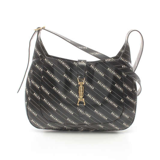Gucci Luxury Balenciaga Trending * Hacker Leather Black White Shoulder Bag
