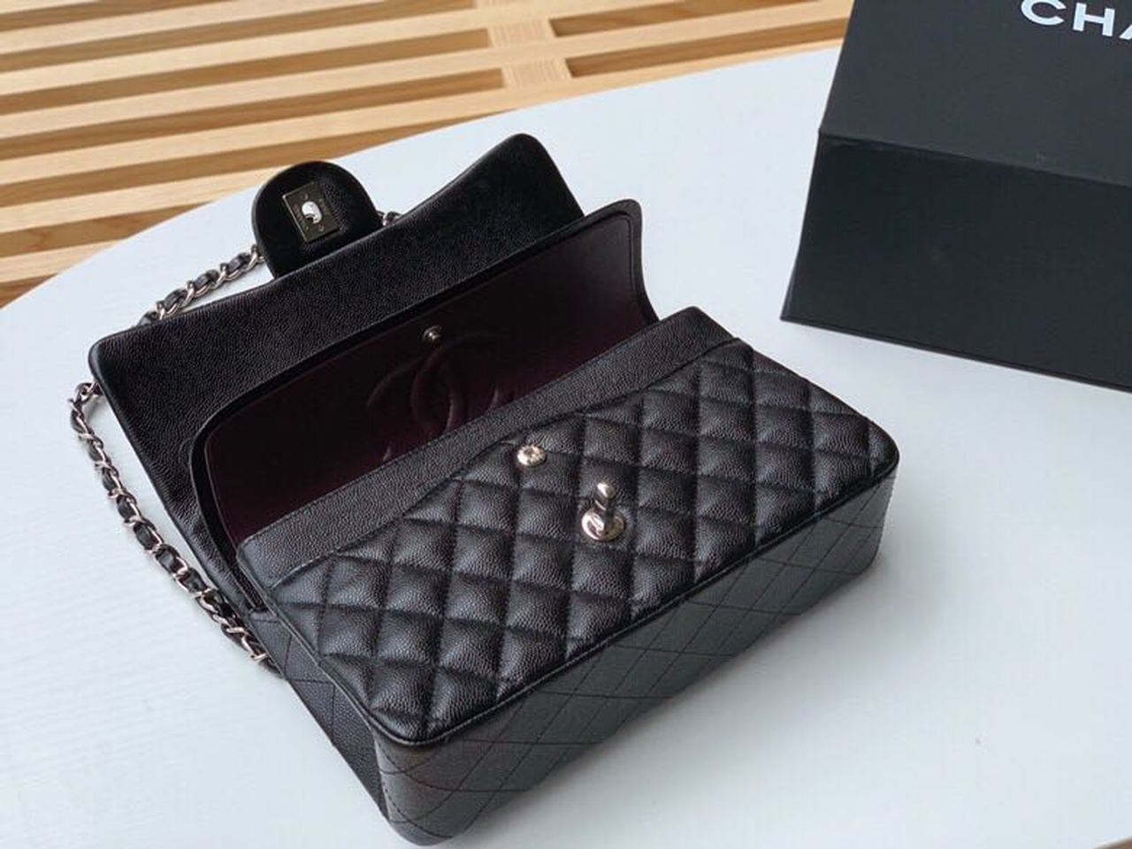 CHL Classic Hardware , ’s Black Silver Crossbody Bag
