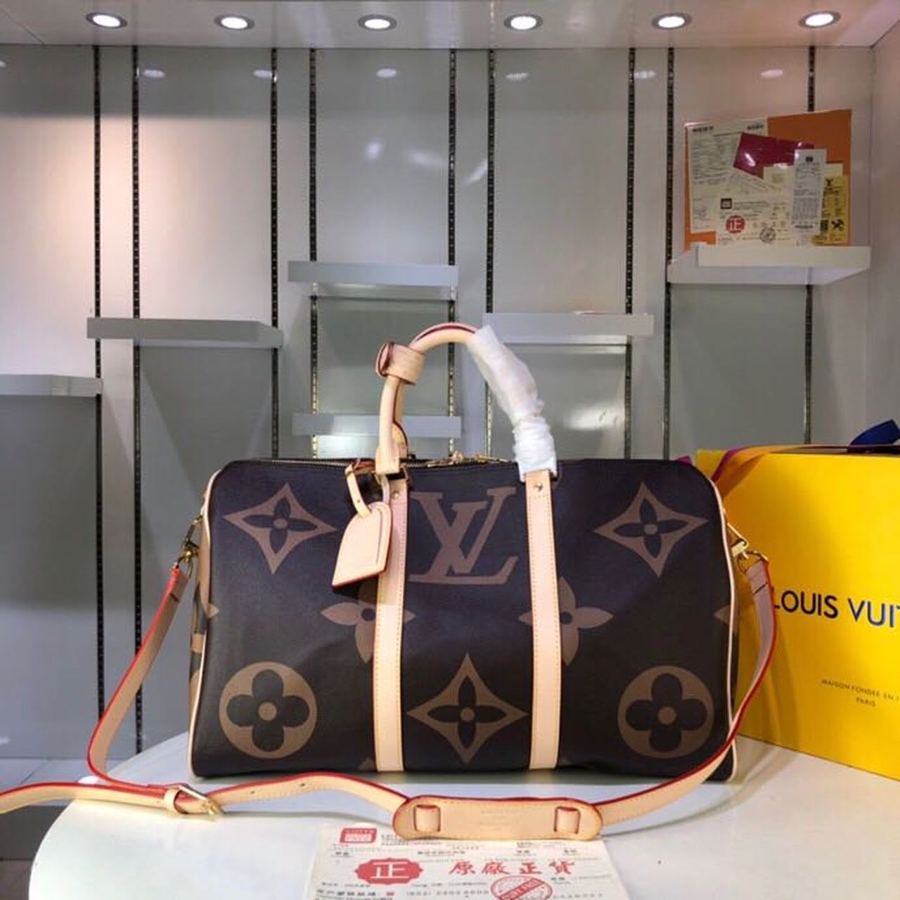 Top Quality Keepall Bandouliere And Reverse For Canvas Monogram Travel Bag