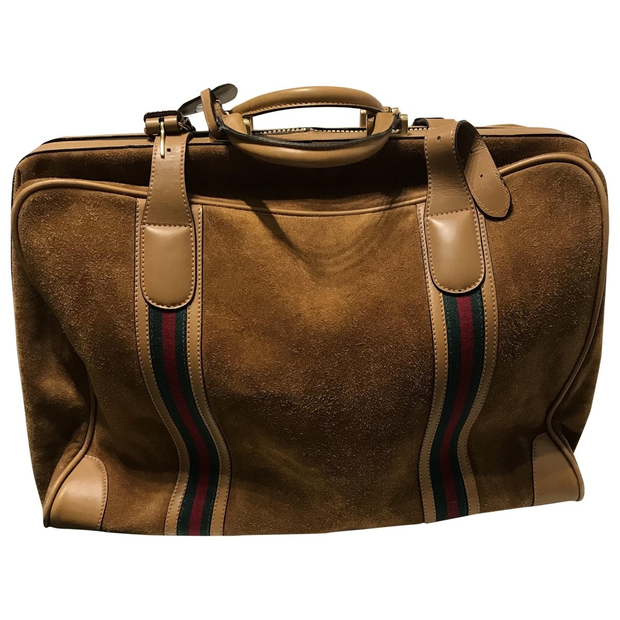 Gucci camel leather bag