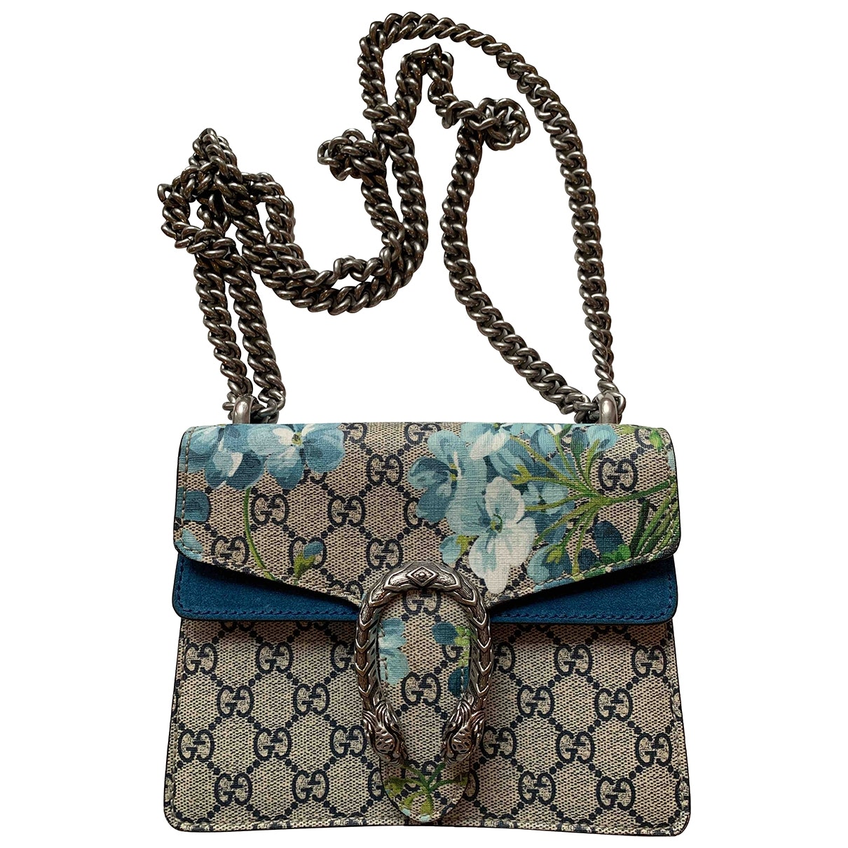 Gucci dionysus blue cloth handbag