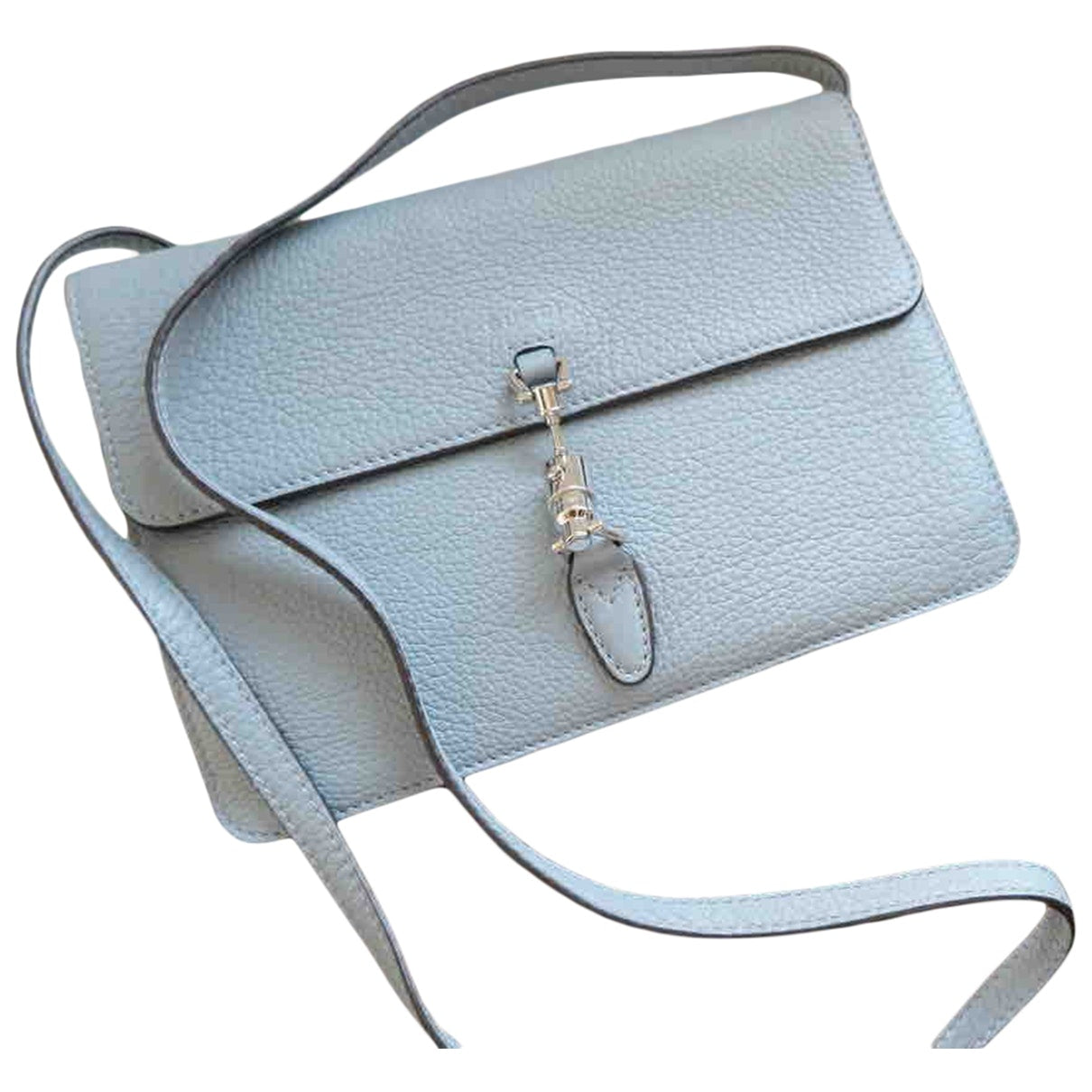 Gucci blue leather handbag