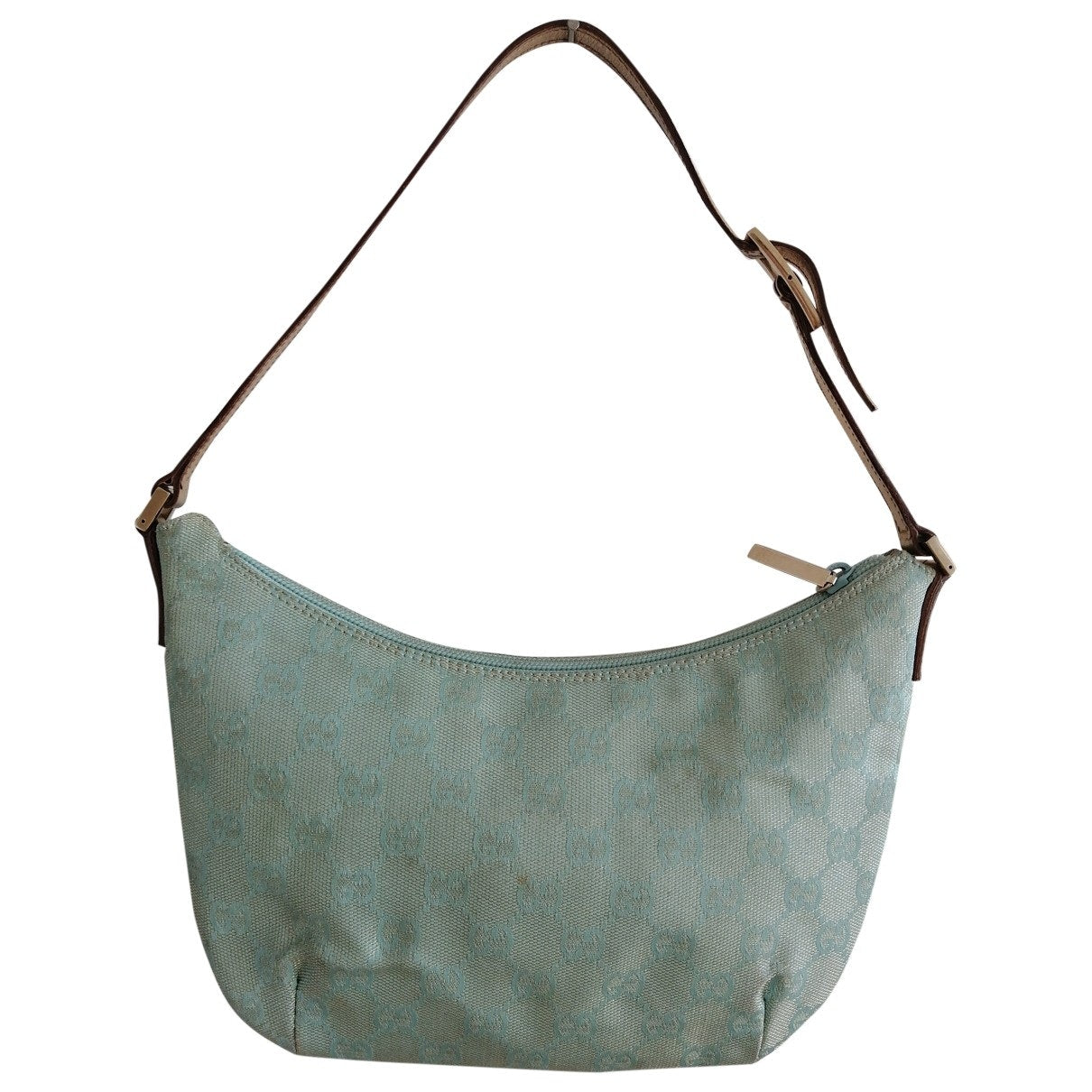 Gucci metallic cloth handbag