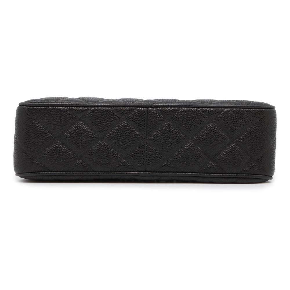CHANEL Matelasse Diana ChainShoulder Bag Black Caviar Leather