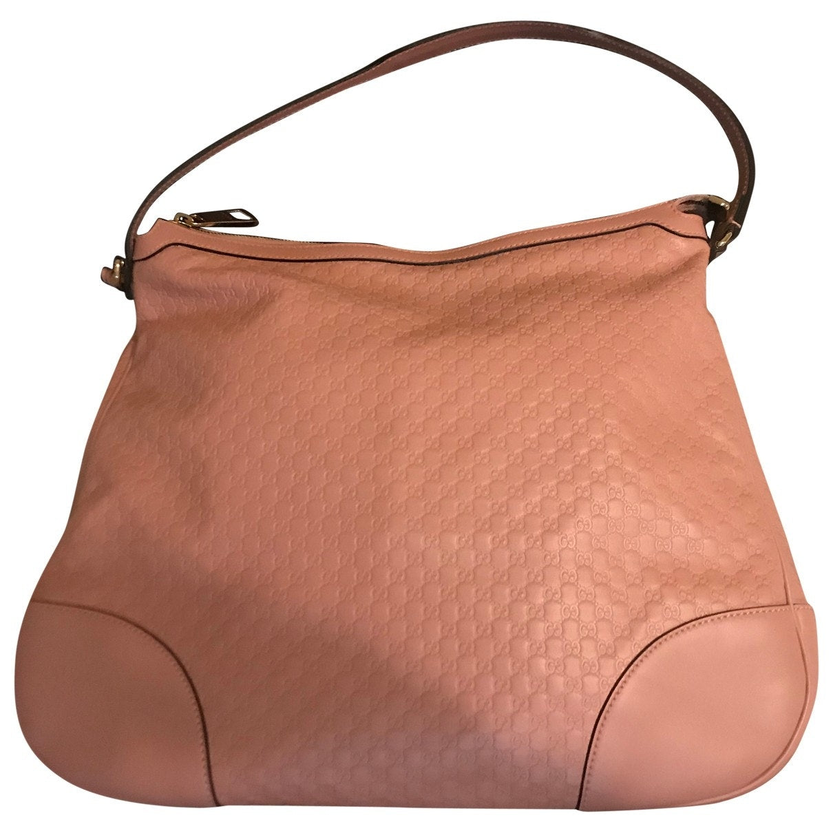 Gucci pink leather handbag