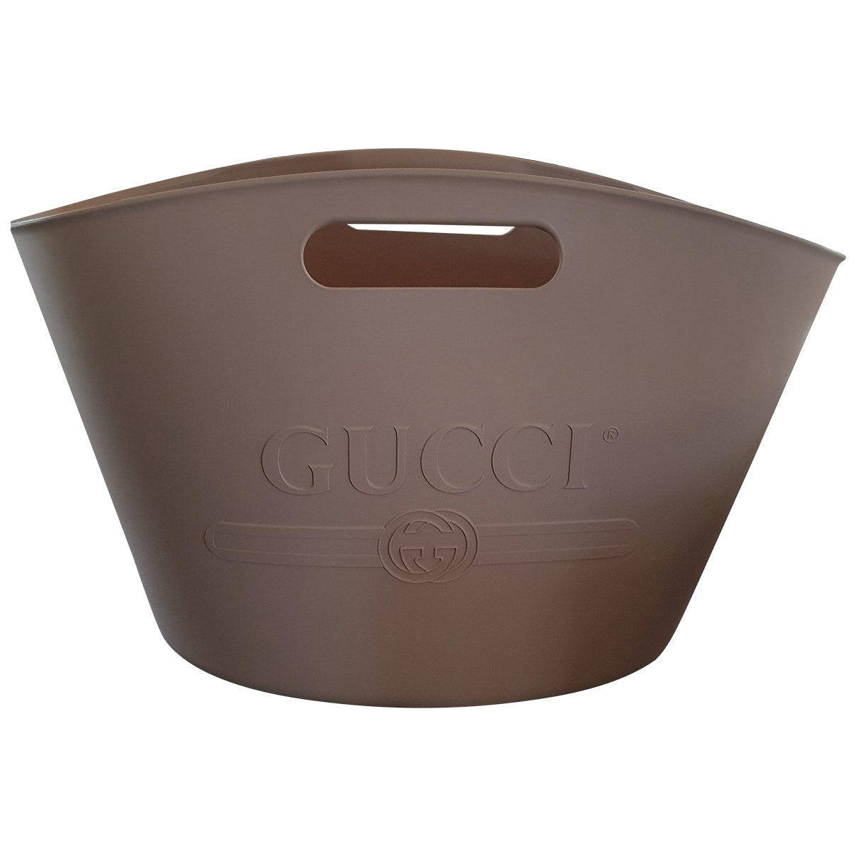 Gucci beige plastic handbag
