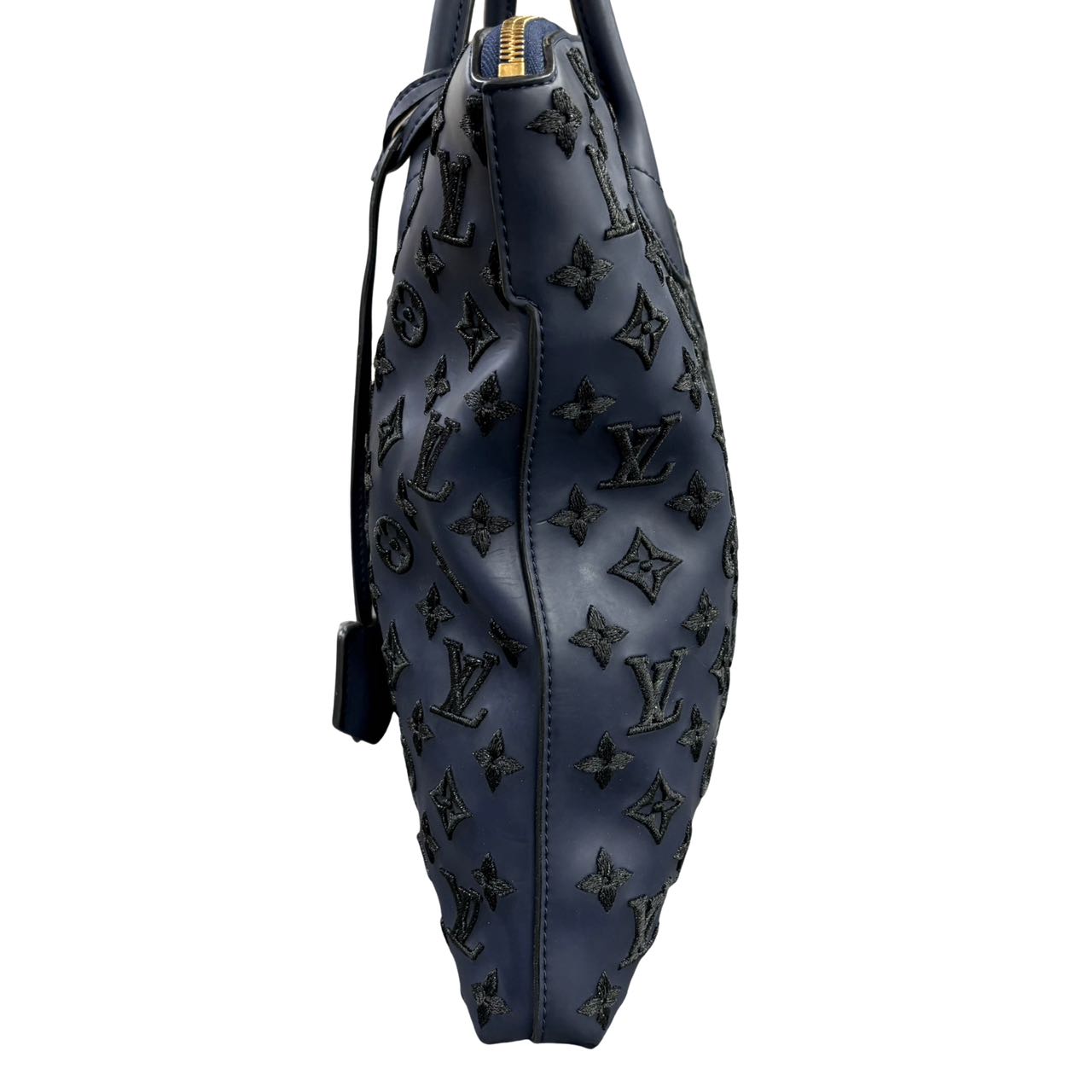Louis Vuitton Monogram Addiction Vertical Lockit MM Luxury Handbag