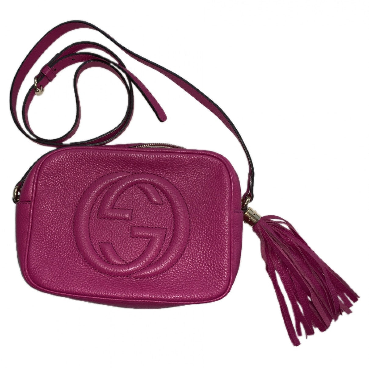 Gucci soho pink leather handbag