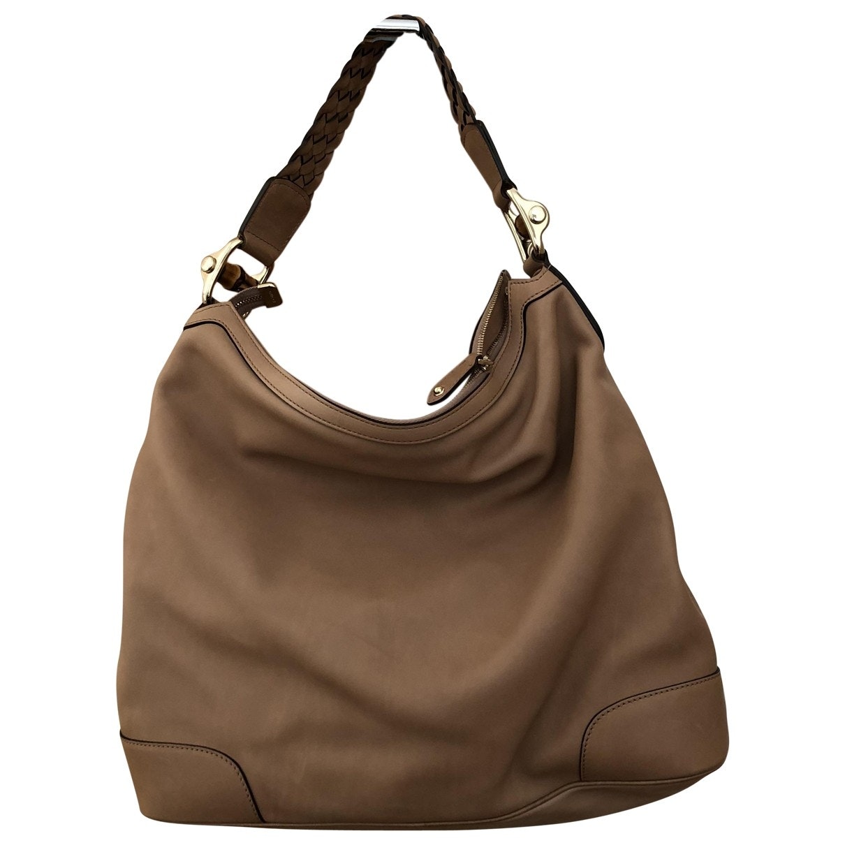 Gucci beige leather handbag