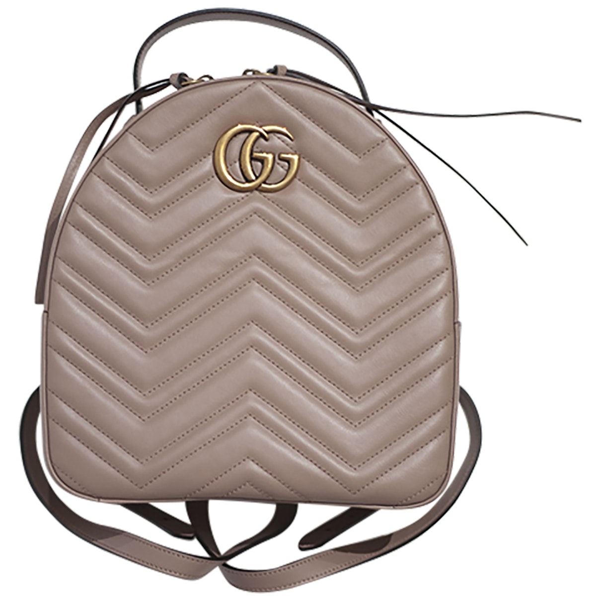 Gucci marmont pink leather backpacks