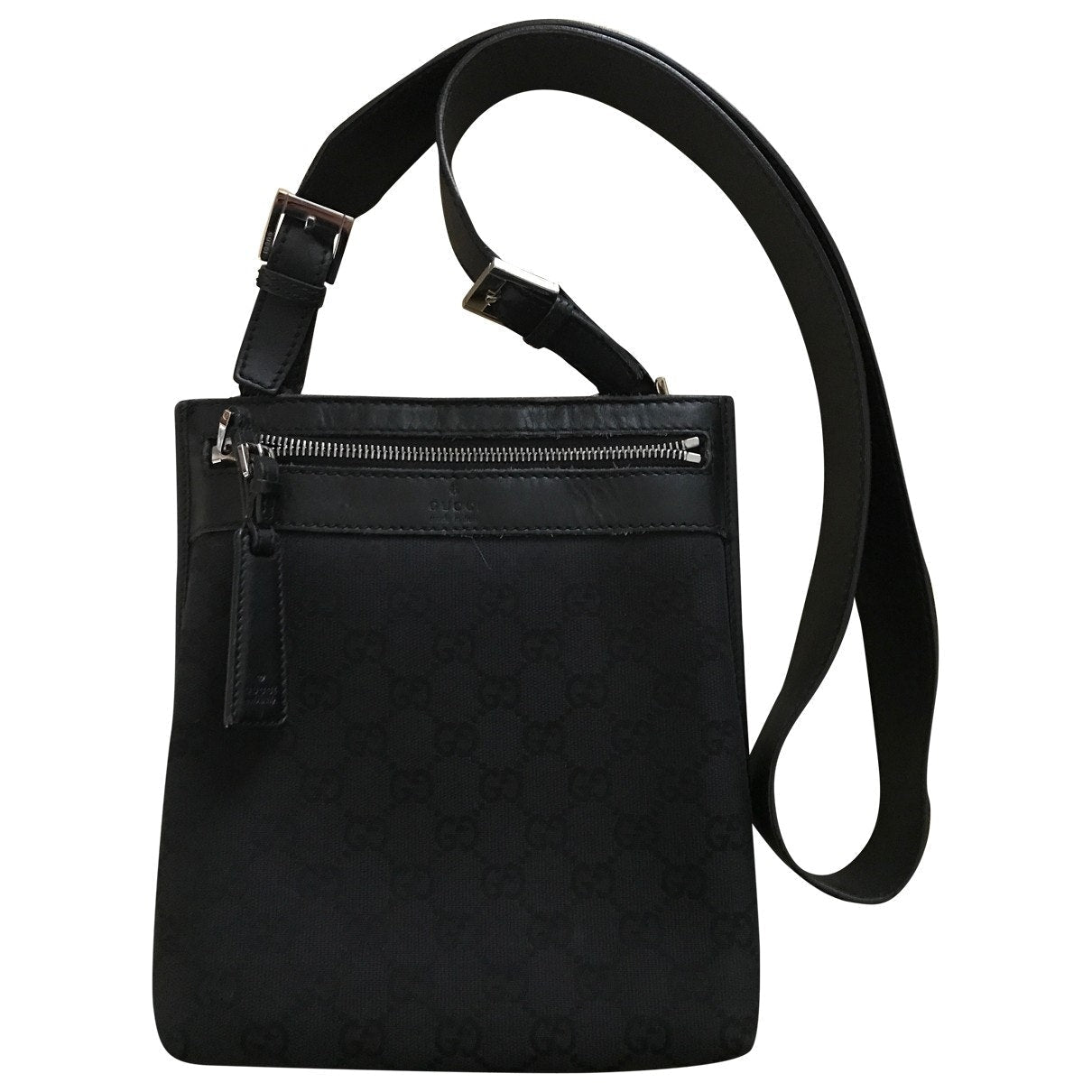 Gucci black cloth handbag