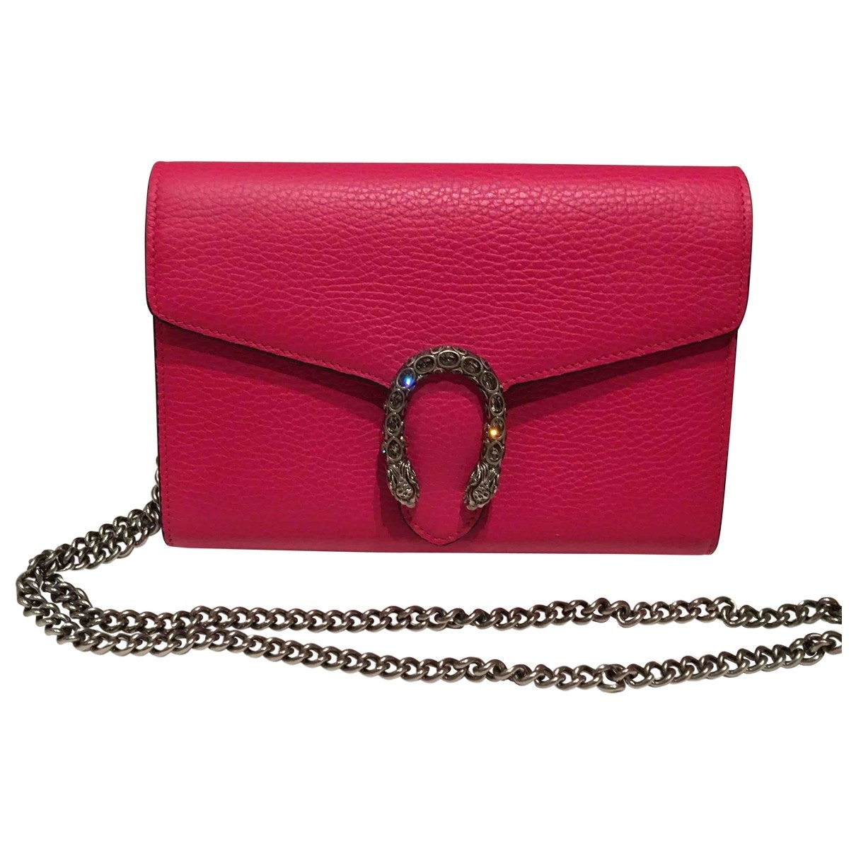 Gucci dionysus pink leather handbag