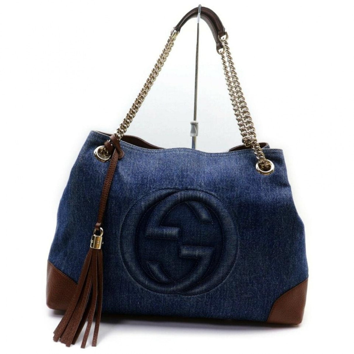Gucci soho blue denim - jeans handbag