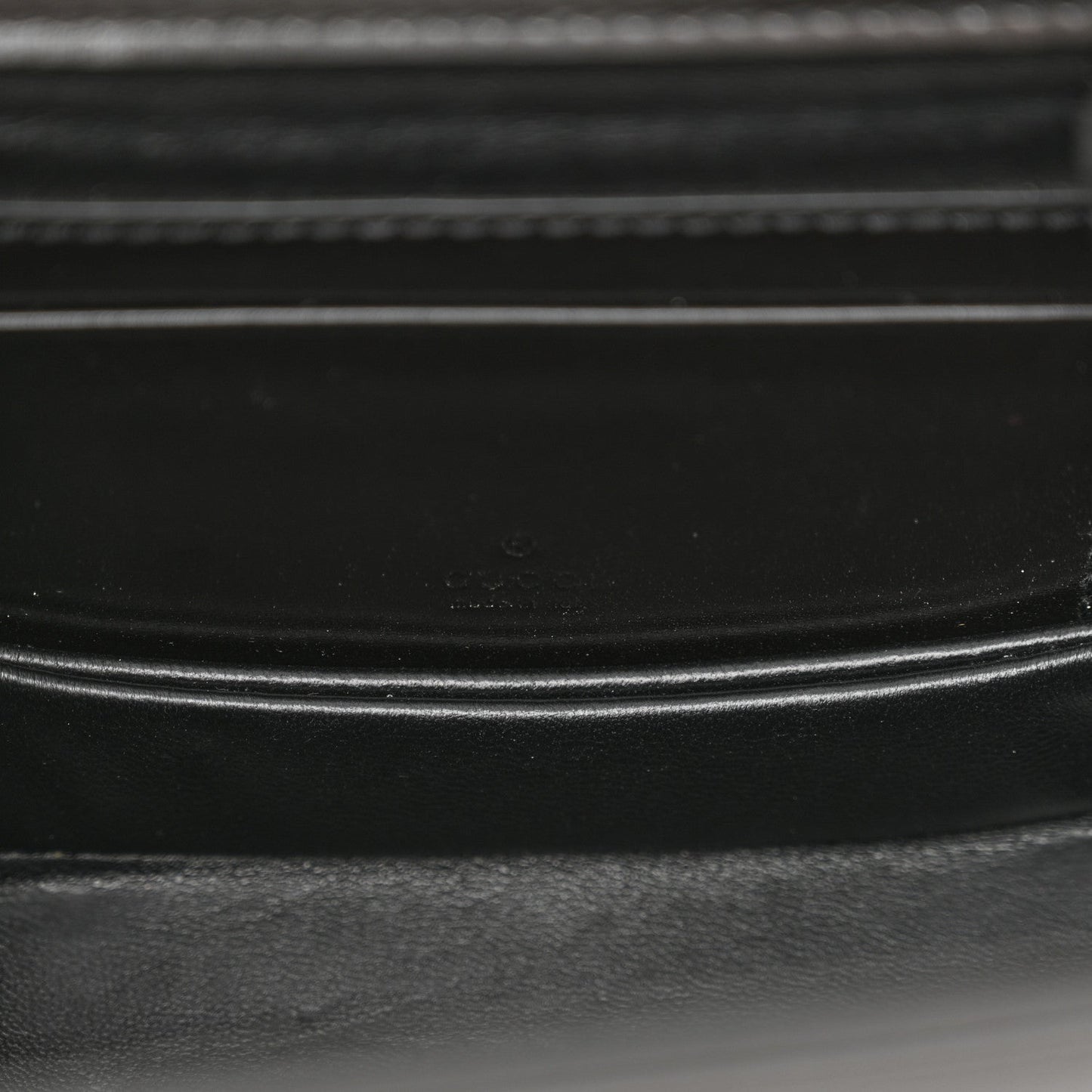 Gucci Boarded Dyana Lux Calfskin Web Monochrome Mini Bamboo 1947 Top Handle Bag Black