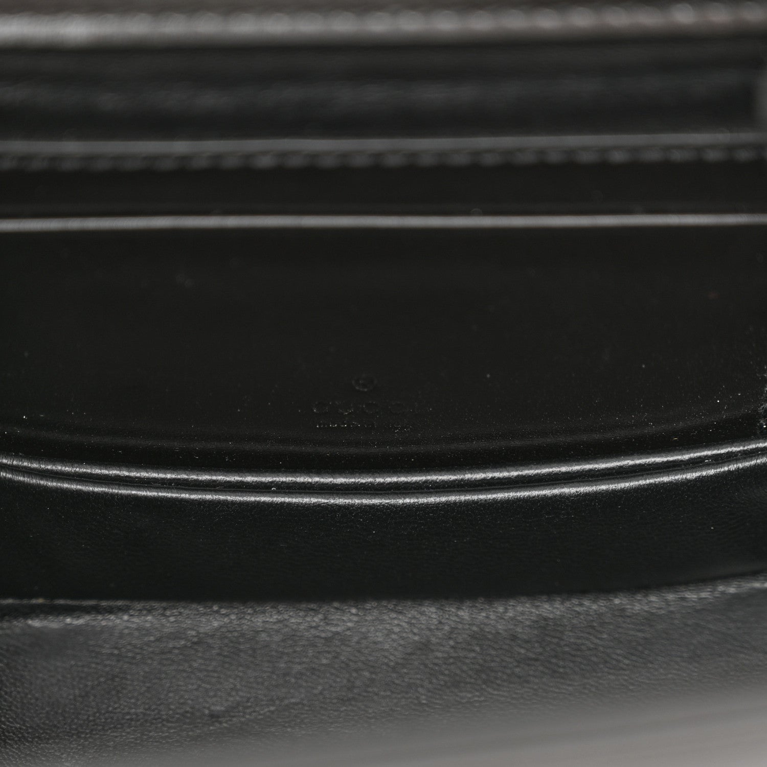 Gucci Boarded Dyana Lux Calfskin Web Monochrome Mini Bamboo 1947 Top Handle Bag Black