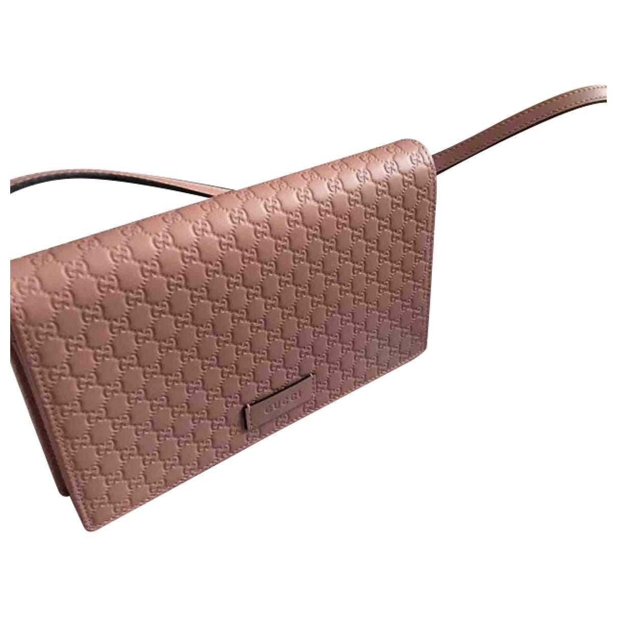 Gucci pink leather handbag