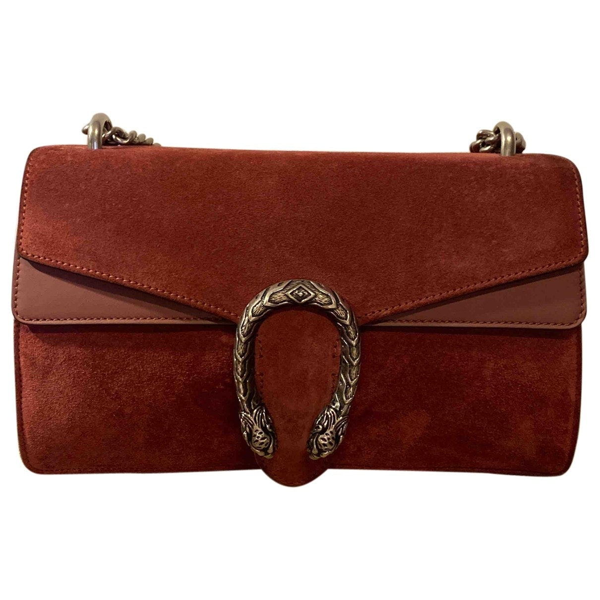 Gucci dionysus purple suede handbag