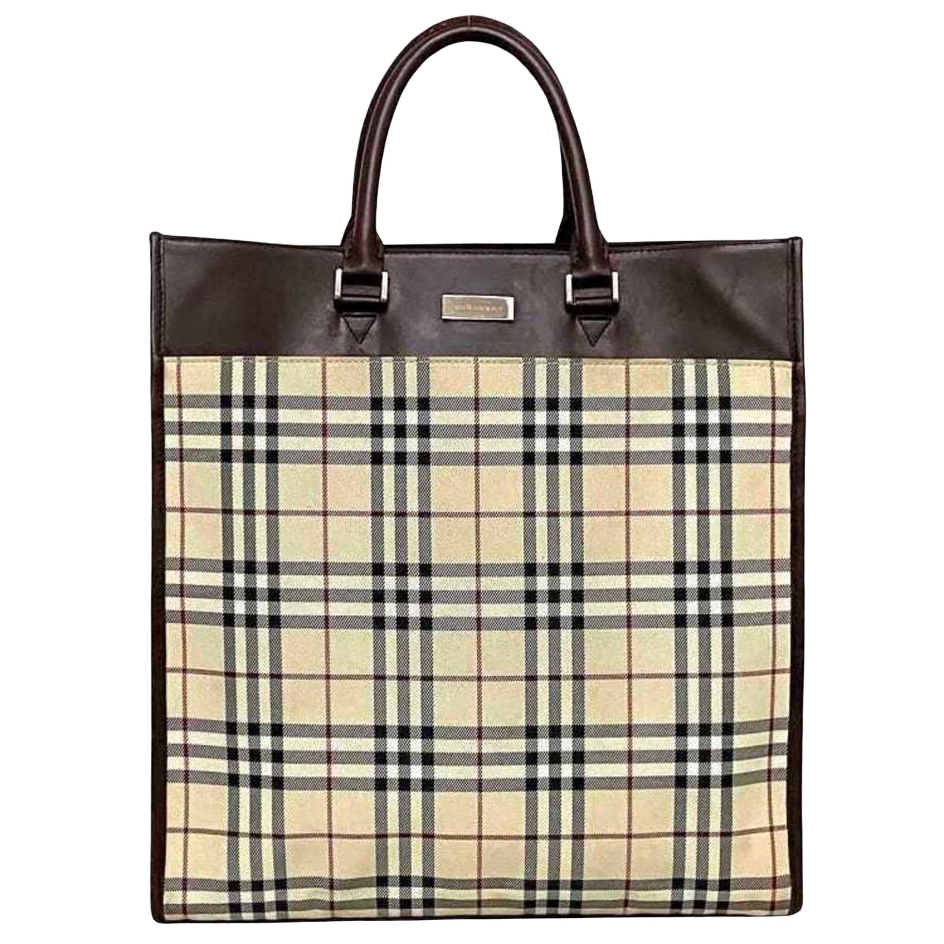 Burberry Luxury Nova Check Tote Tote Bag Check Tote 87