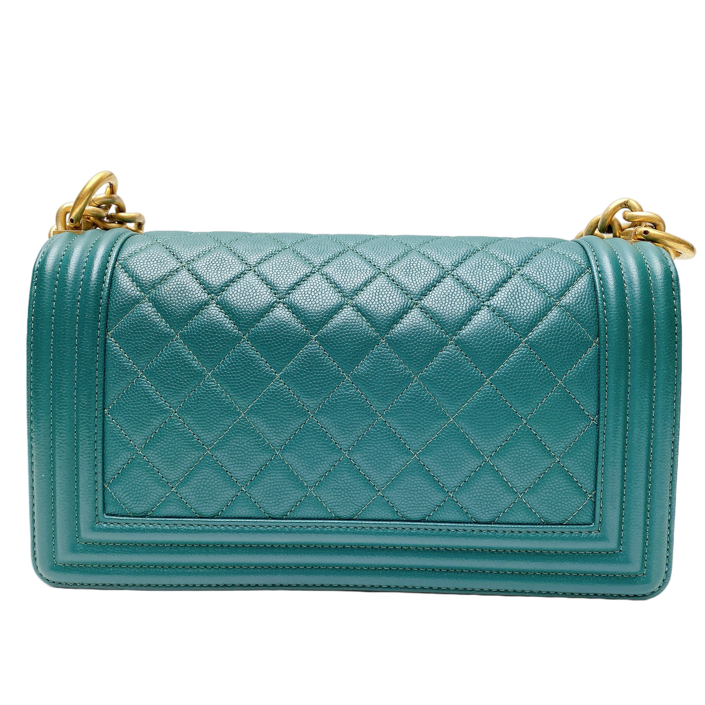 Chanel Leboy Medium In Green Bag