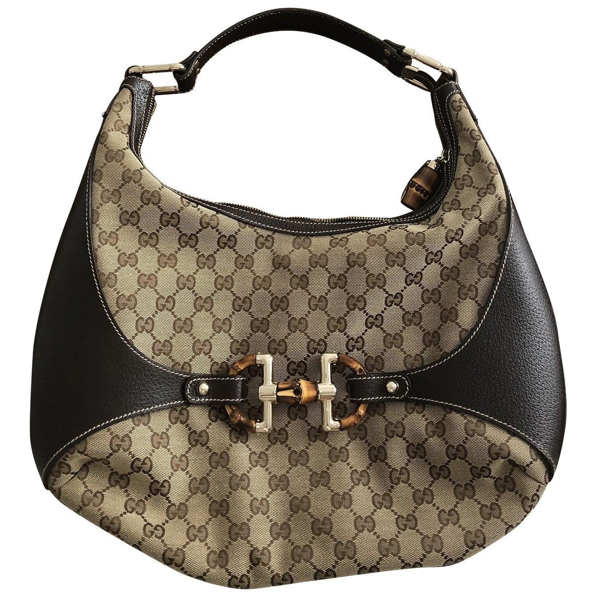 Gucci beige cloth handbag