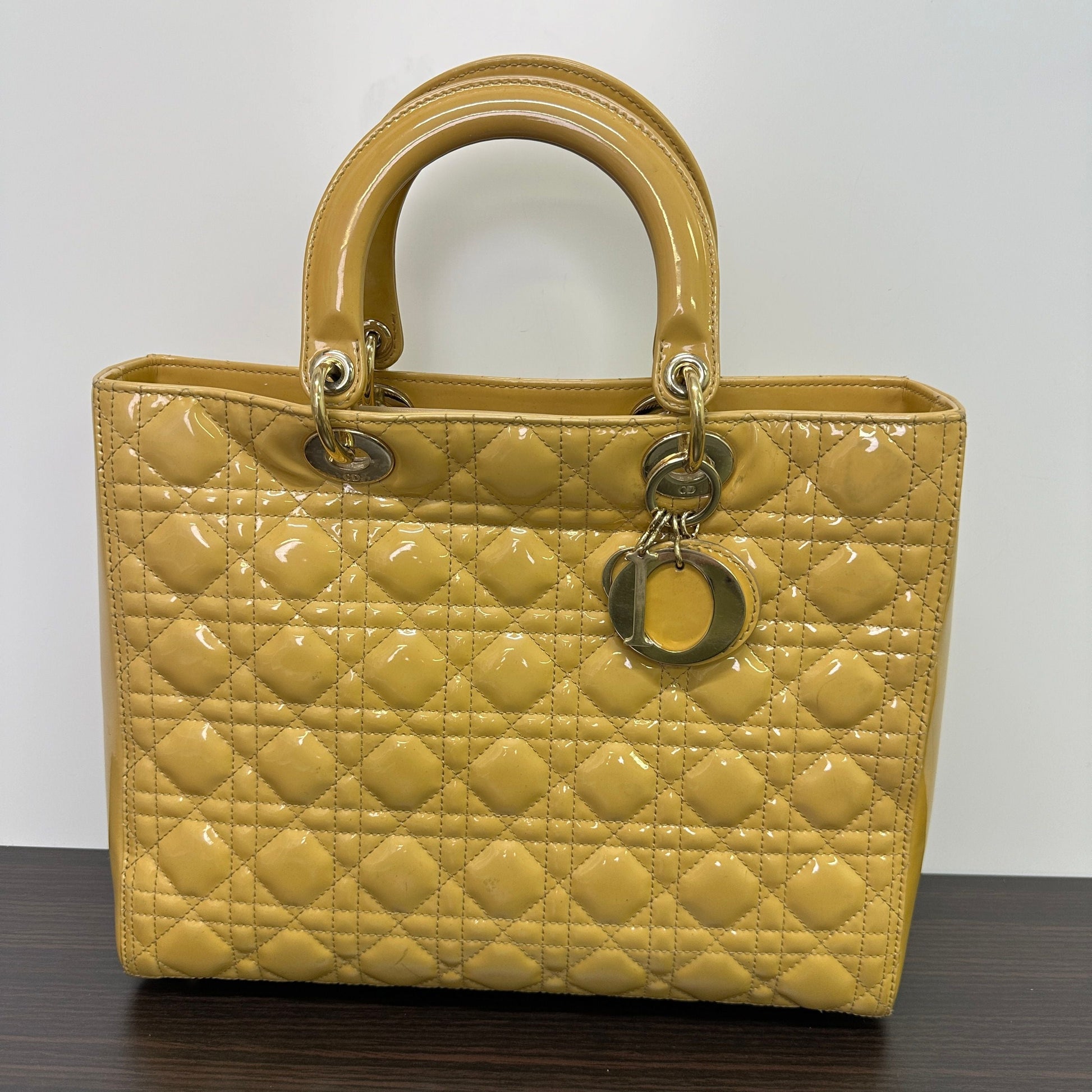 Dior Handbag Lady Leather Patent