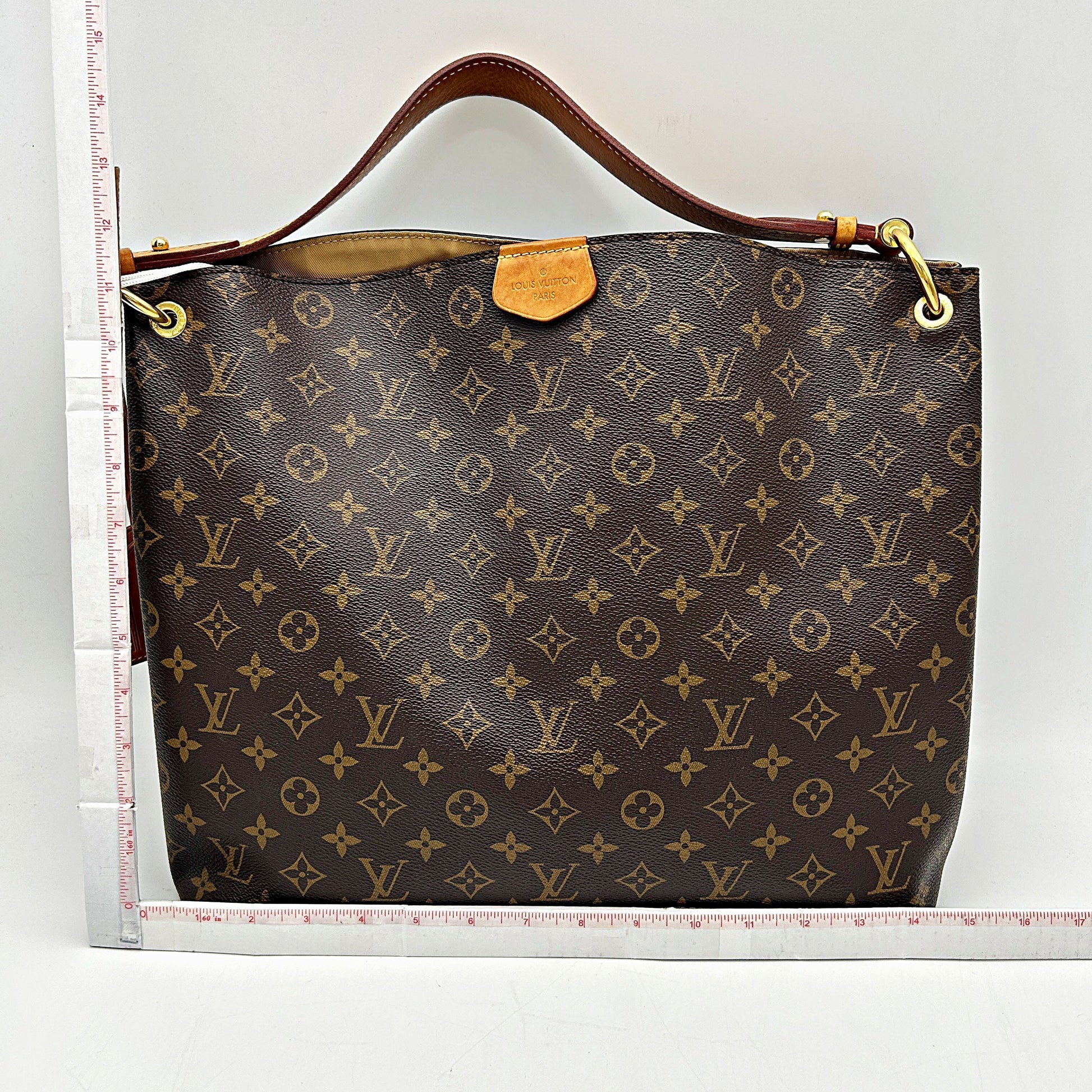 Louis Vuitton LV Monogram Graceful GM - Brown Shoulder Bags, Handbags LA32031