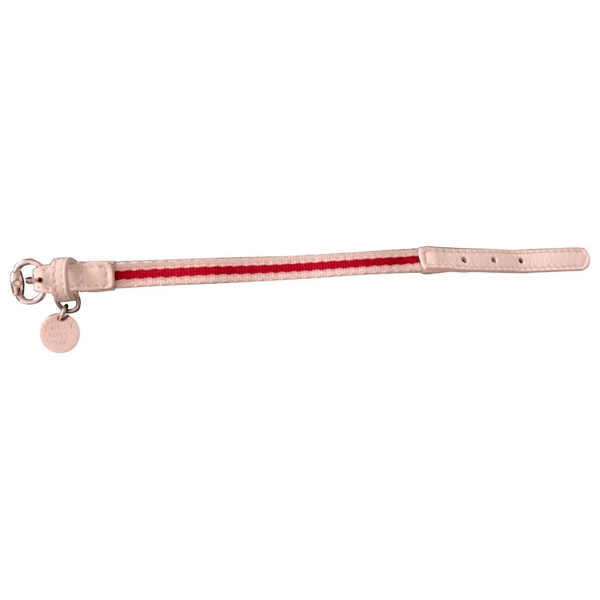 Gucci white leather bracelets