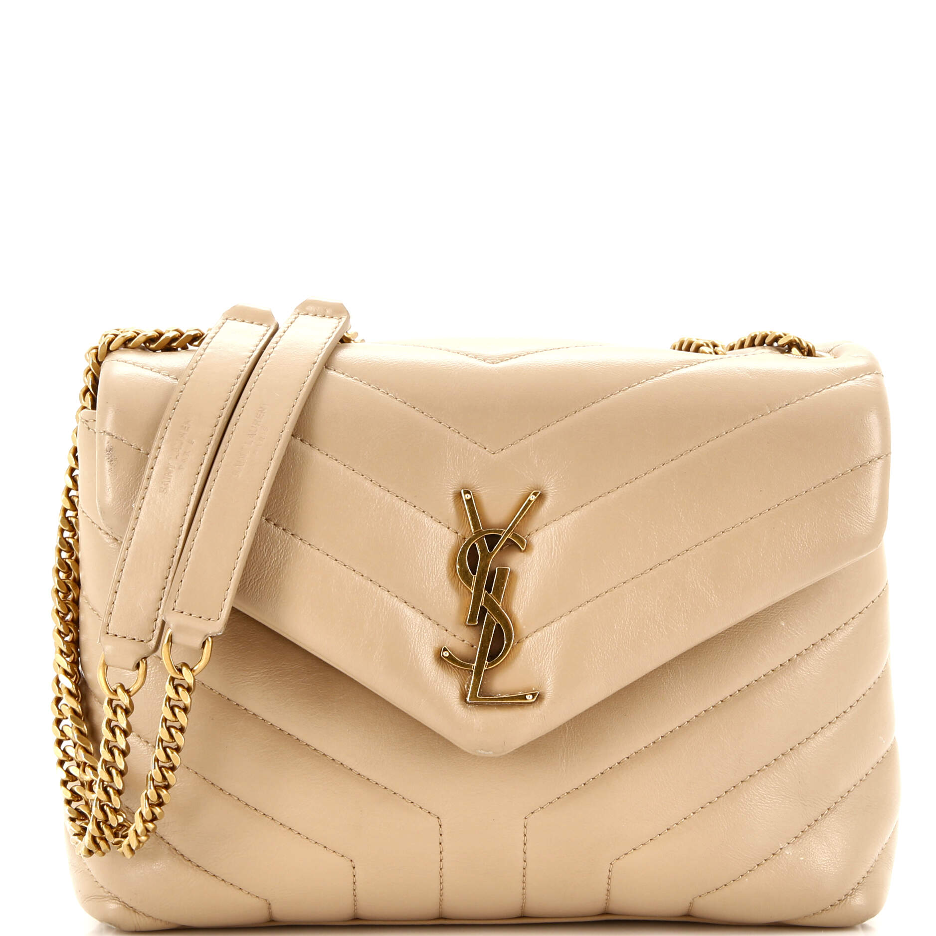YSL Saint Laurent Luxury Trending Loulou Shoulder Bag Chevron Leather Matelasse Small Leather Small 2