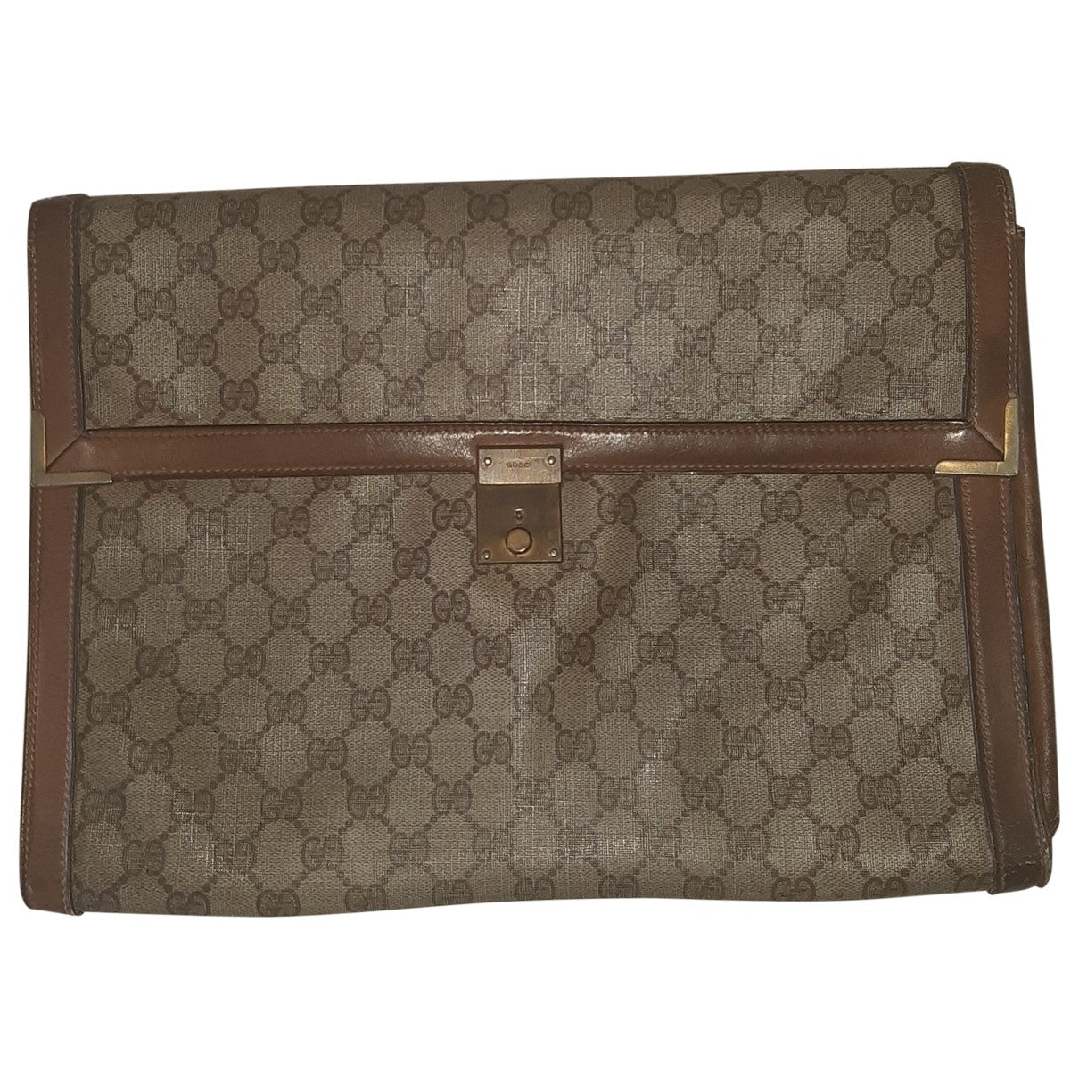 Gucci multicolour cloth clutch bag
