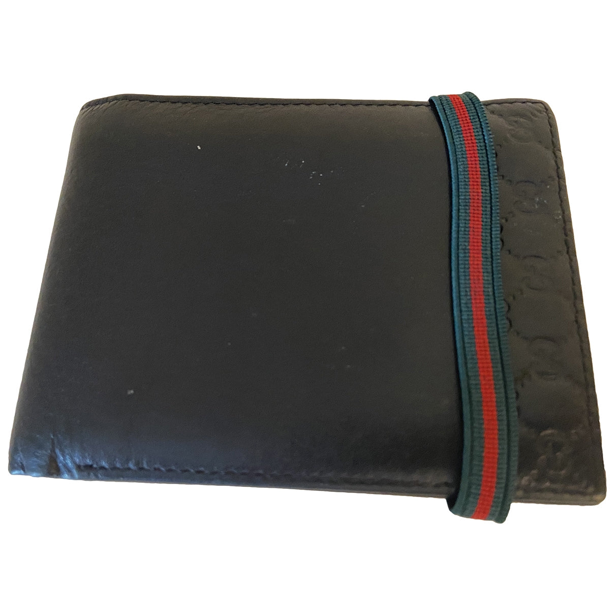 Gucci black leather case