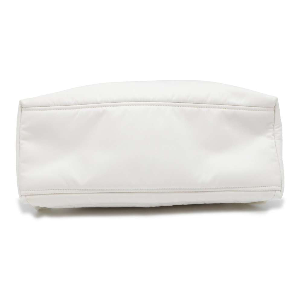 Prada Signor Print Backpack Nylon White