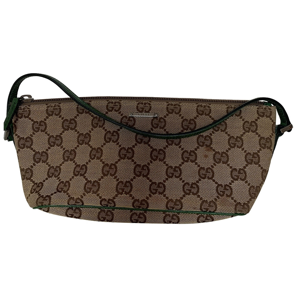 Gucci brown cloth handbag