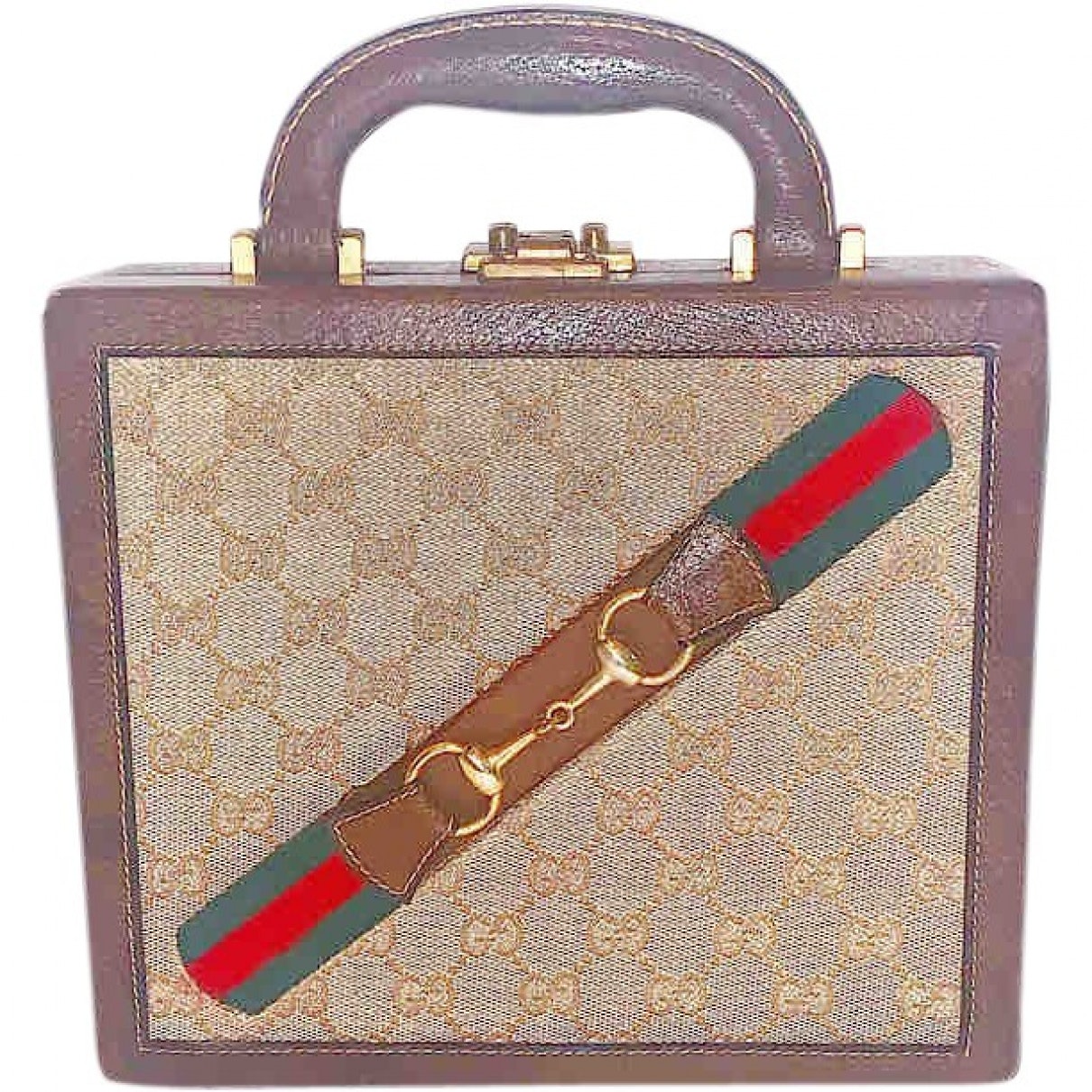 Gucci beige cloth handbag