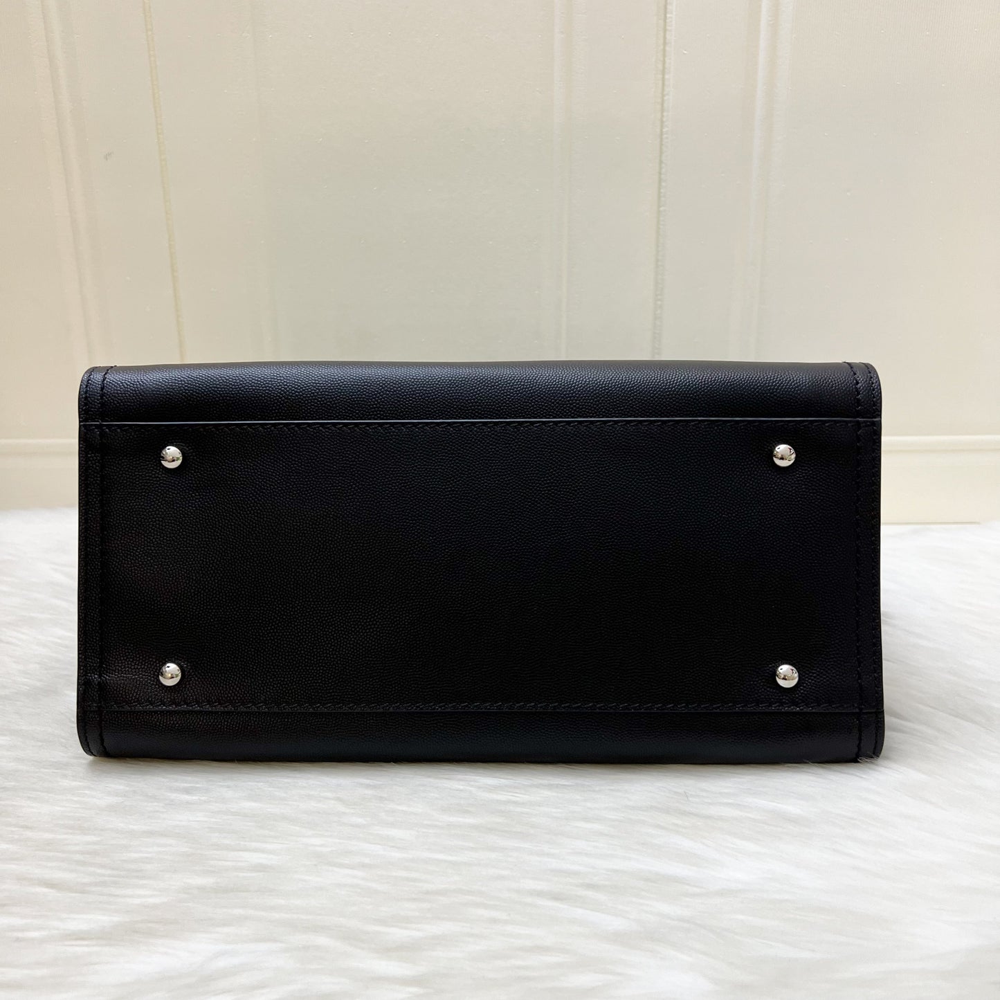 Chanel Small / Medium Deauville Tote in Black Caviar and SHW