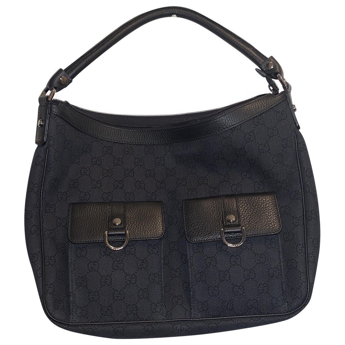Gucci black cloth handbag