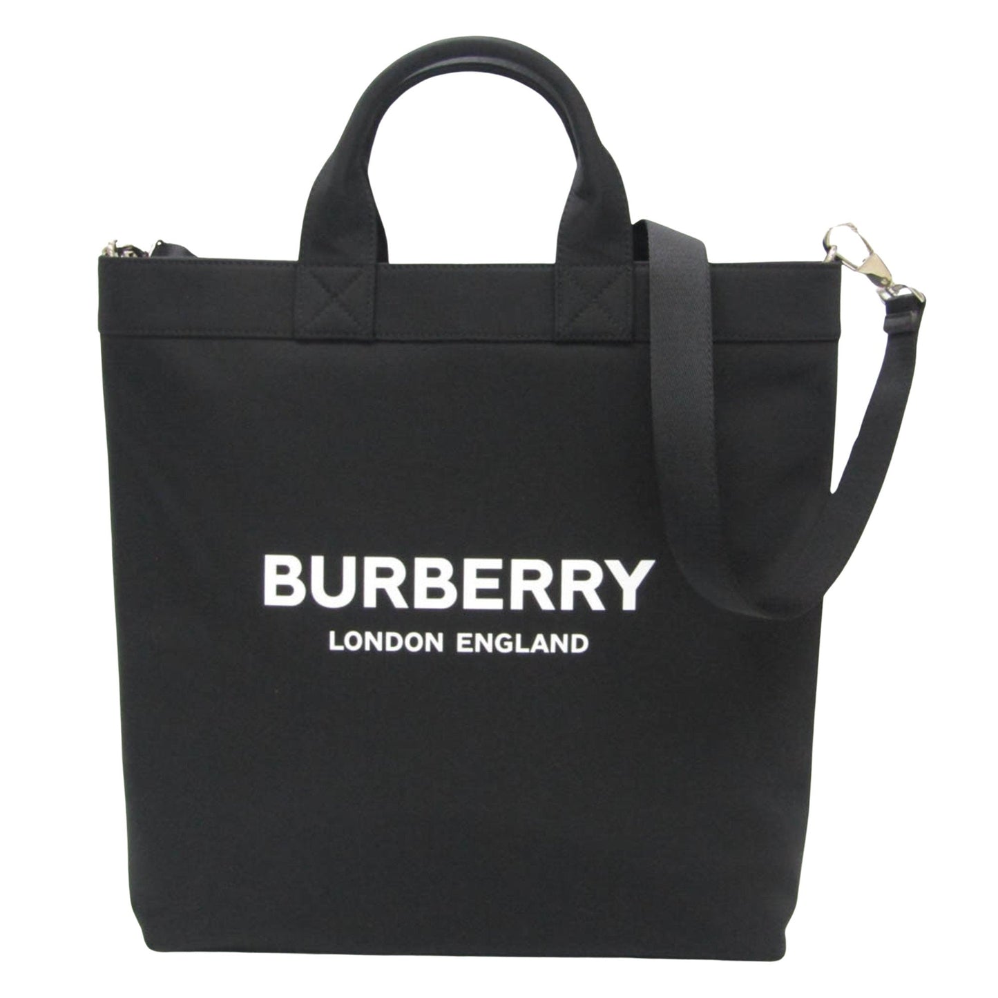 Burberry Artie Synthetic Tote Bag Black