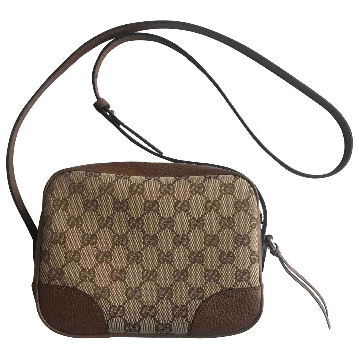 Gucci bree beige cloth handbag