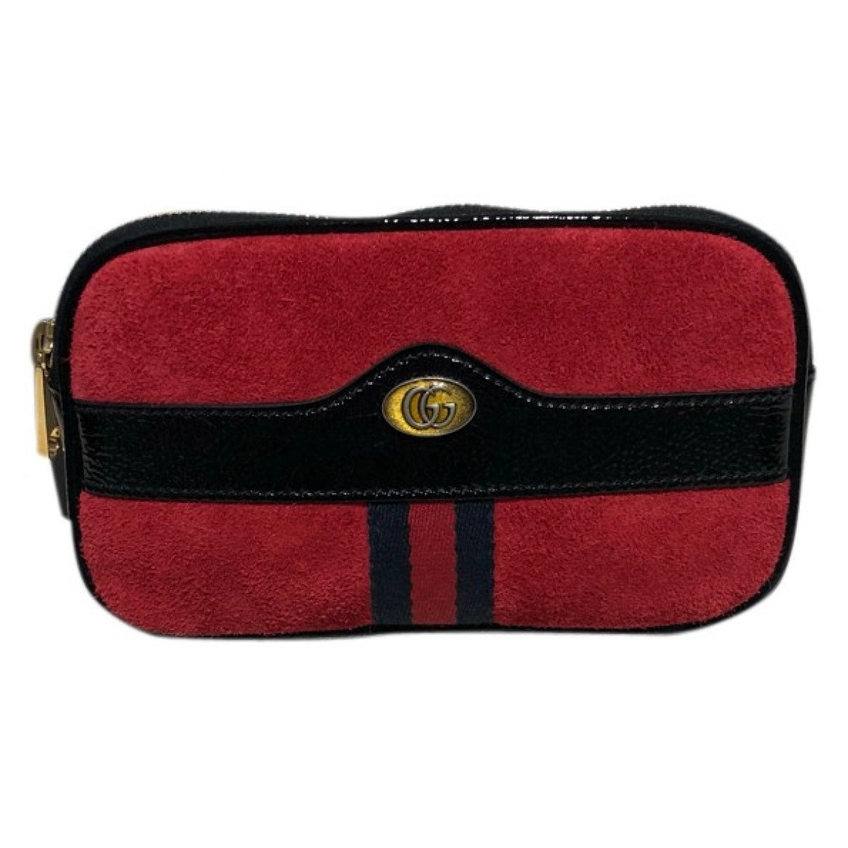 Gucci ophidia red suede handbag