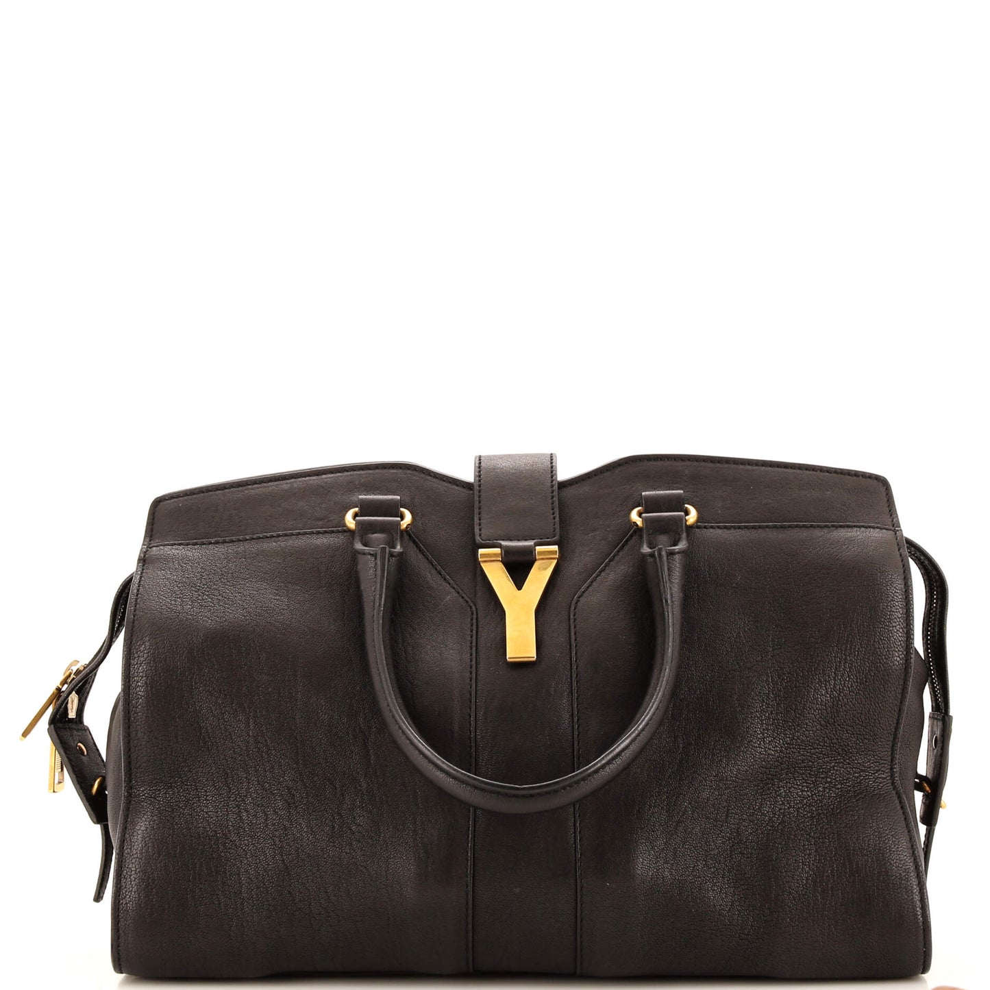 YSL Saint Laurent Saint Laurent Trending Classic Cabas Travel Bag Leather Large