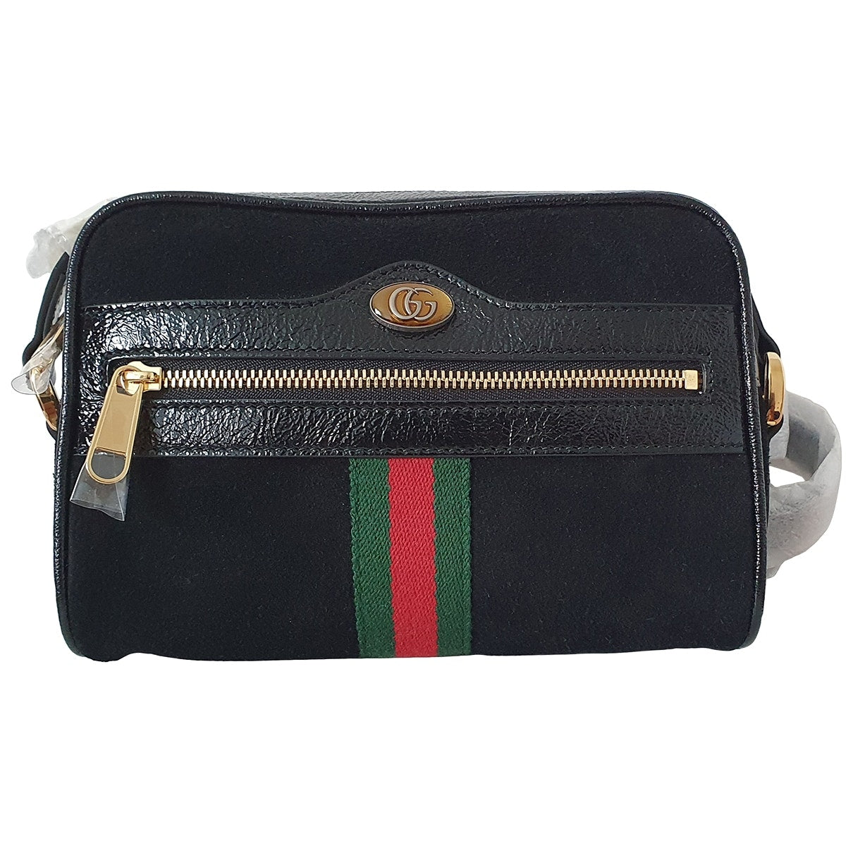 Gucci ophidia black suede handbag