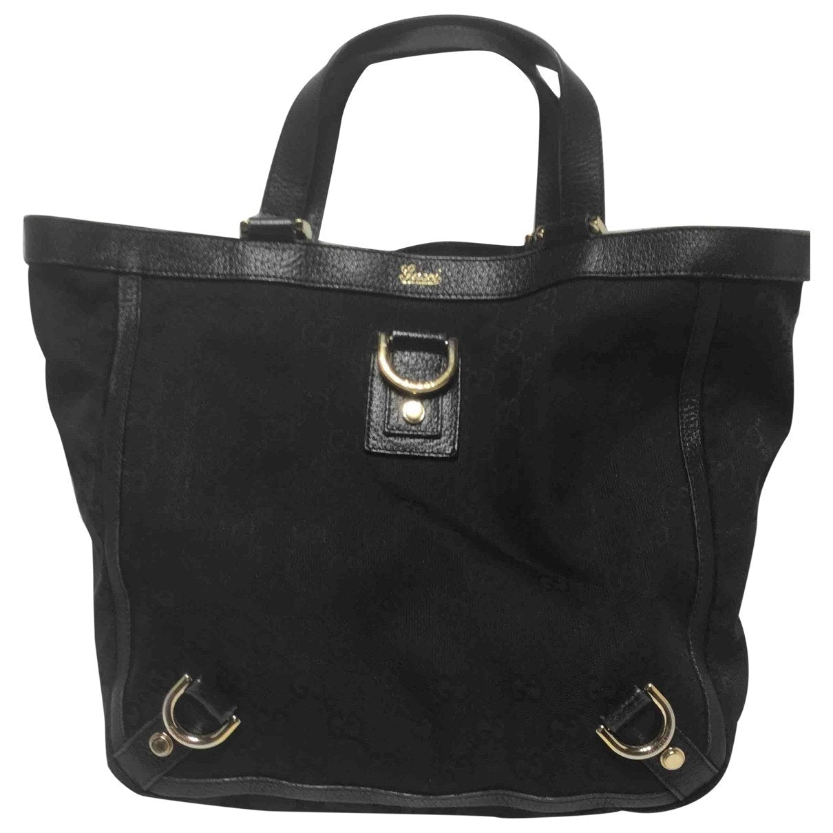 Gucci black cloth handbag