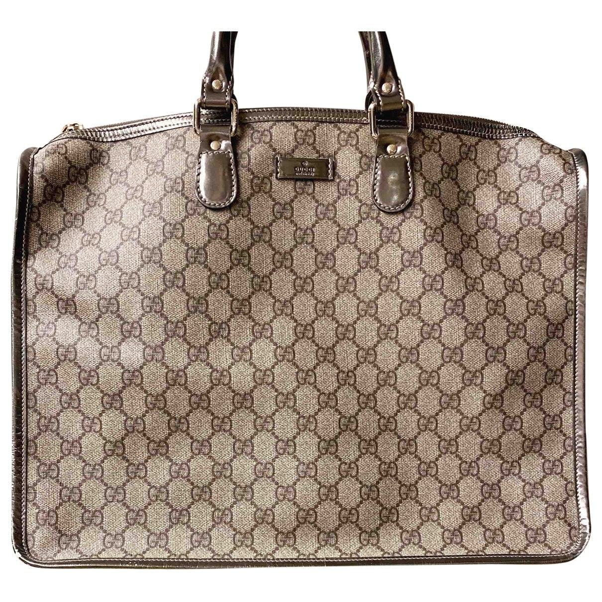 Gucci beige cloth handbag