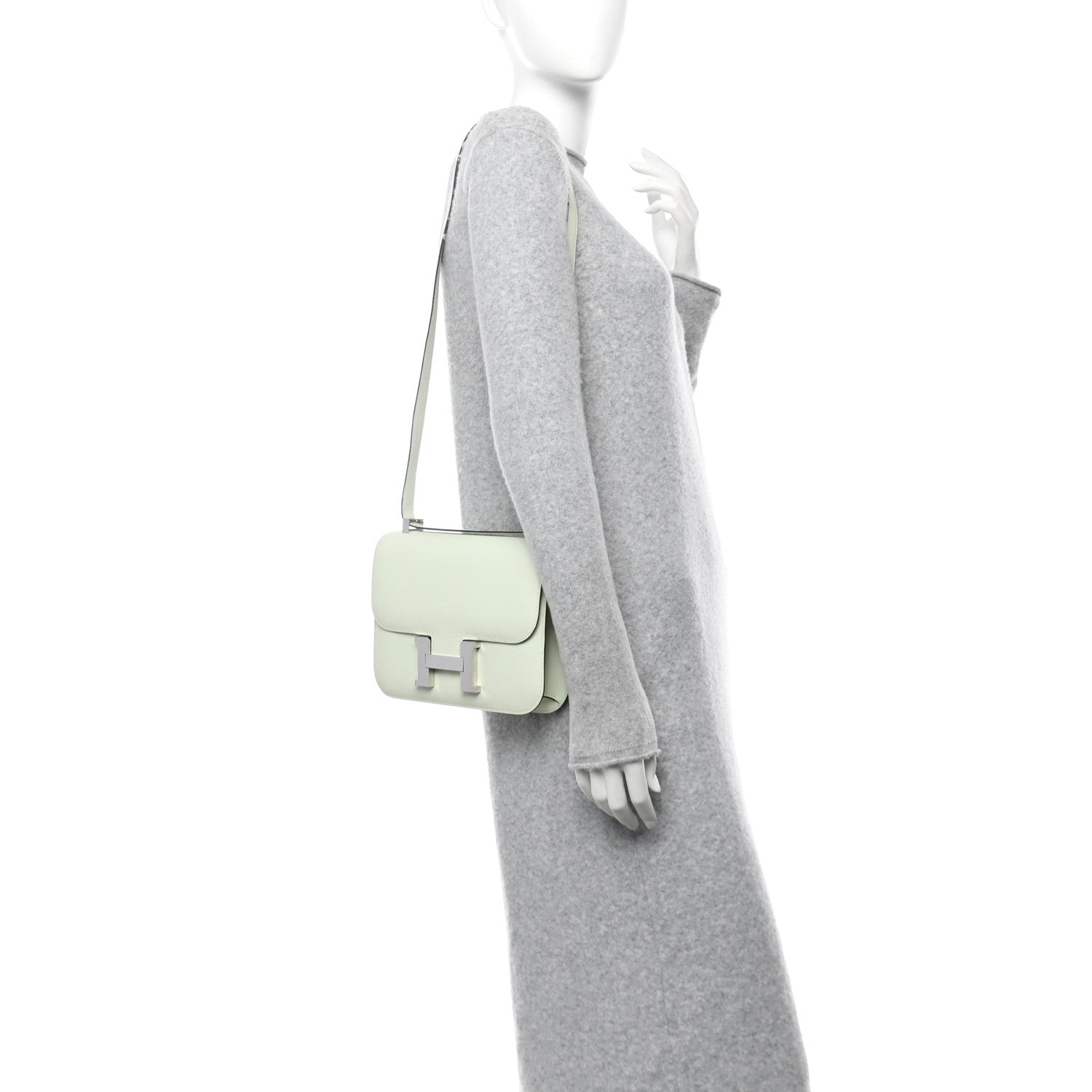 Hermes Epsom Constance Vert Fizz Handbag Travel Bag