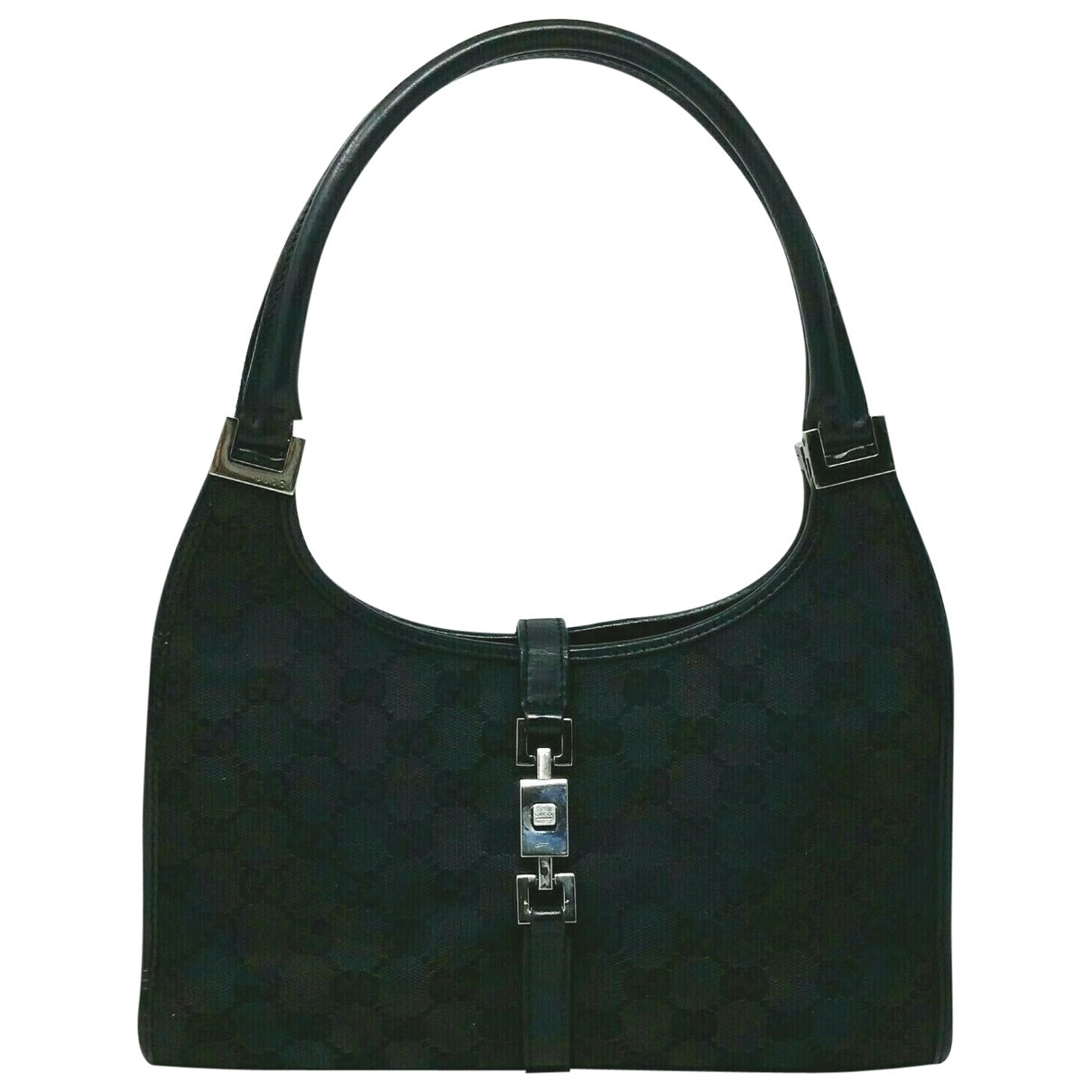 Gucci jackie black cloth handbag