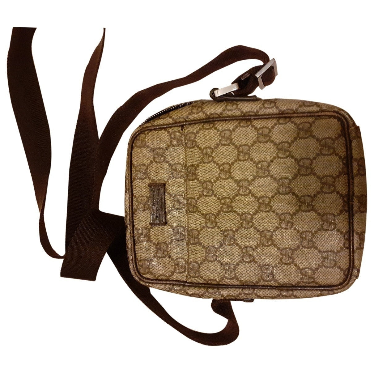 Gucci brown cloth bag