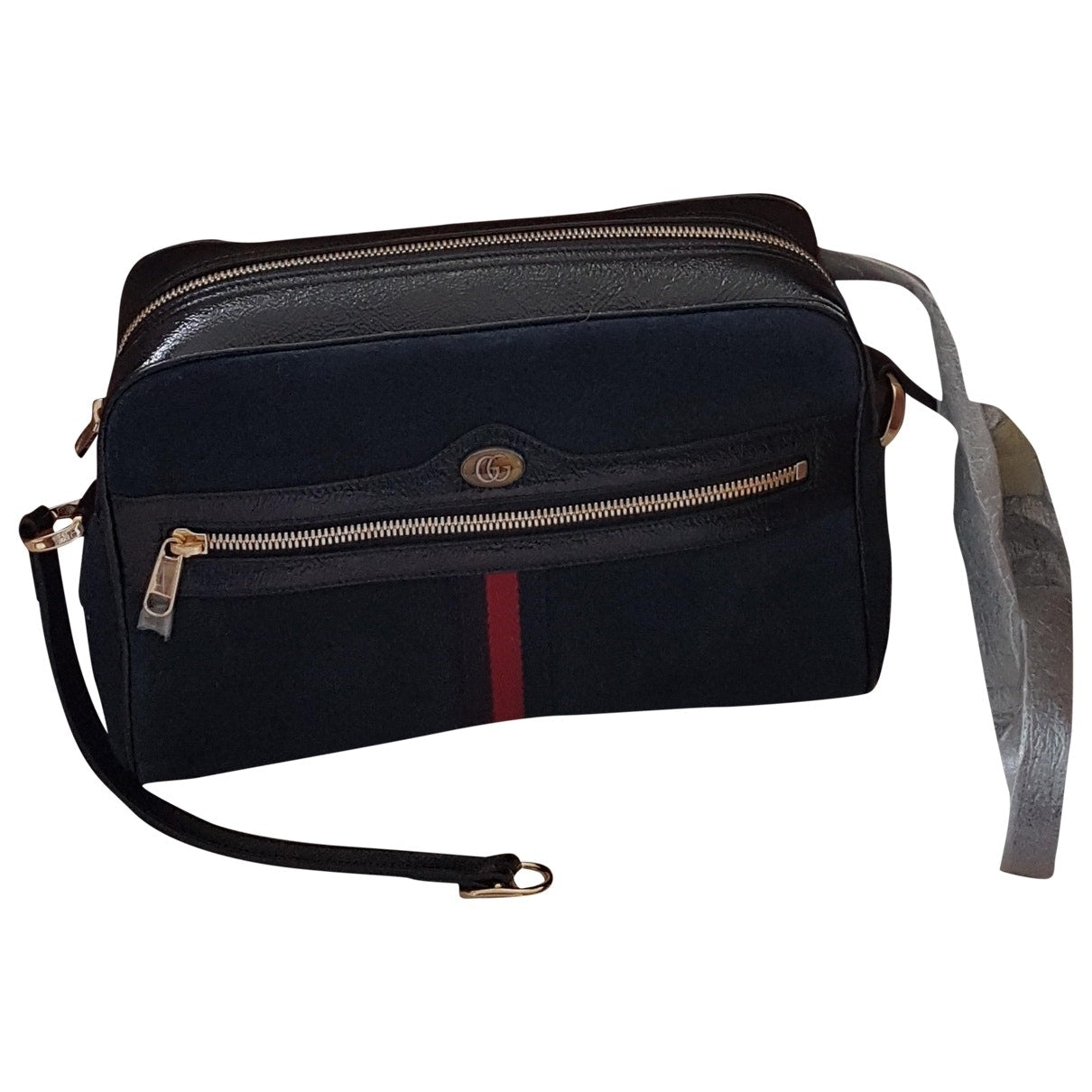 Gucci ophidia navy suede handbag