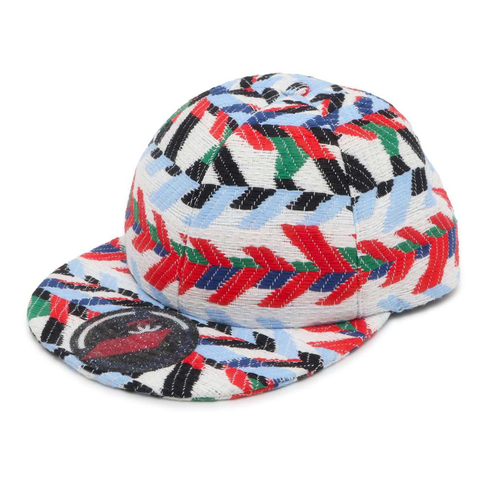 Chanel Airline Baseball Cap Multicolor Cotton