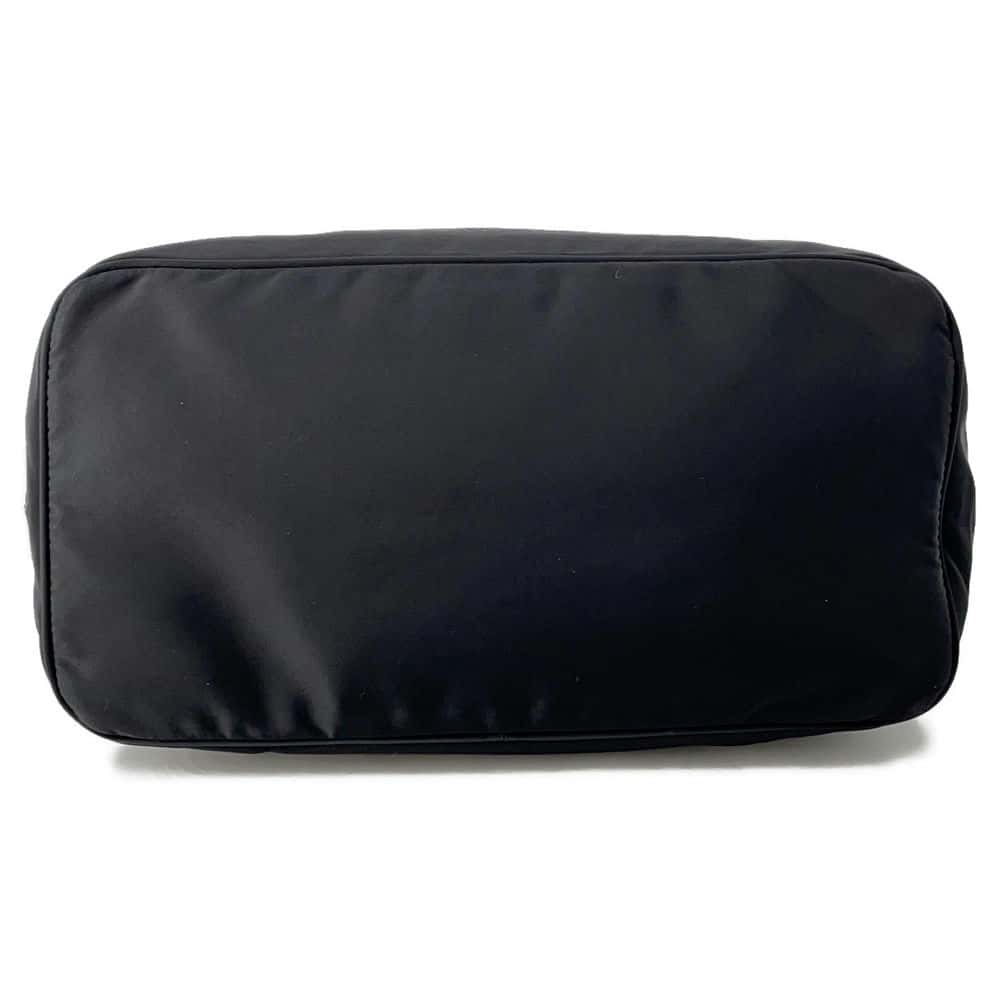 Prada Ribbon 2Way Tote Bag Nylon Black